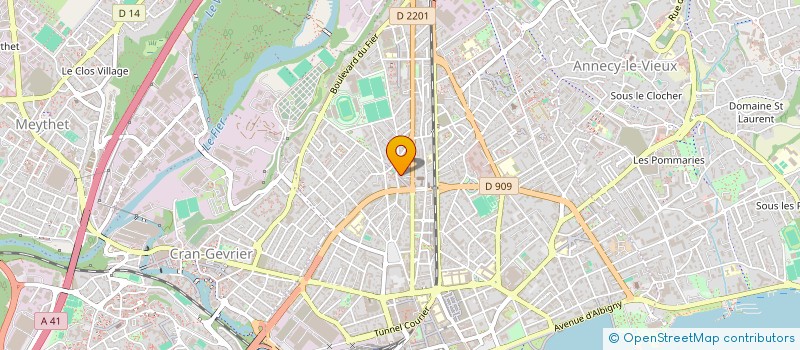 localisation de l'entreprise MONSIEUR OLIVIER BISTER à ANNECY