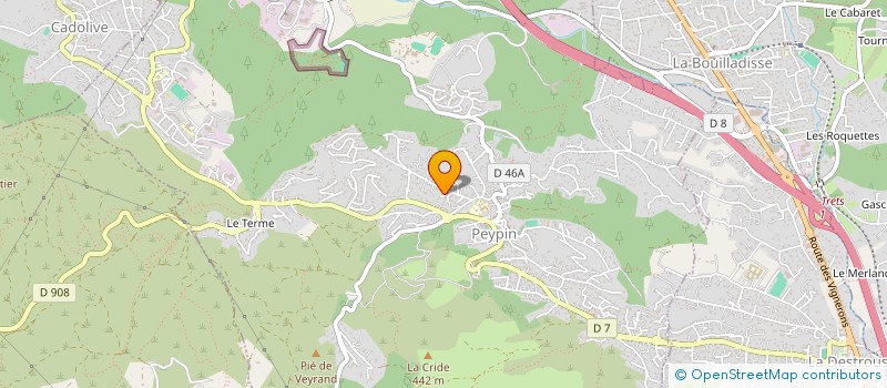 localisation de l'entreprise MONSIEUR OLIVIER BLACHE  PEYPIN