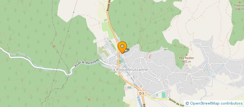 localisation de l'entreprise MONSIEUR OLIVIER BLAIN à LA ROQUEBRUSSANNE