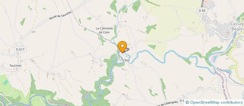 localisation de l'entreprise MONSIEUR OLIVIER BLANC  COMPS-LA-GRAND-VILLE