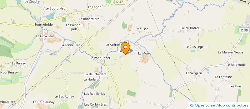 localisation de l'entreprise MONSIEUR OLIVIER BLANCHARD  THOURIE