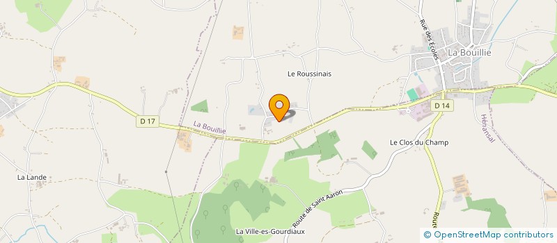localisation de l'entreprise MONSIEUR OLIVIER BLANCHET à LA BOUILLIE