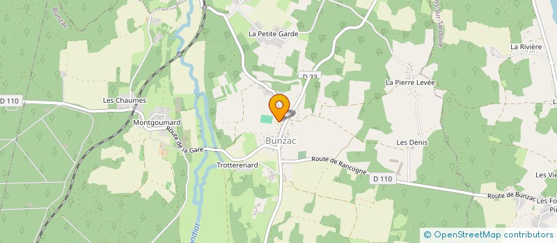 localisation de l'entreprise MONSIEUR OLIVIER BLANCHON à LA ROCHEFOUCAULD-EN-ANGOUMOIS