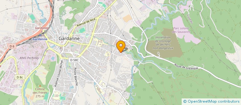 localisation de l'entreprise MONSIEUR OLIVIER BLAUVAC à GARDANNE