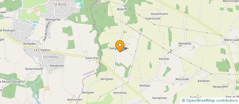 localisation de l'entreprise MONSIEUR OLIVIER BLEUNVEN  PONT-SCORFF