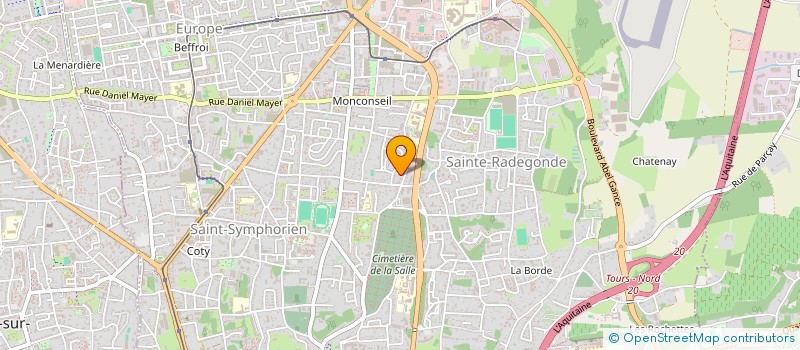 localisation de l'entreprise MONSIEUR OLIVIER BLIN  TOURS