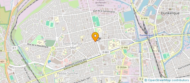 localisation de l'entreprise MONSIEUR OLIVIER BLOEMEN à DUNKERQUE