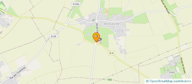 localisation de l'entreprise MONSIEUR OLIVIER BLOSSEVILLE  BLOSSEVILLE