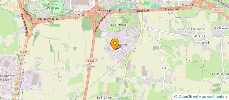 localisation de l'entreprise MONSIEUR OLIVIER BLOT à NOYAL-CHATILLON-SUR-SEICHE