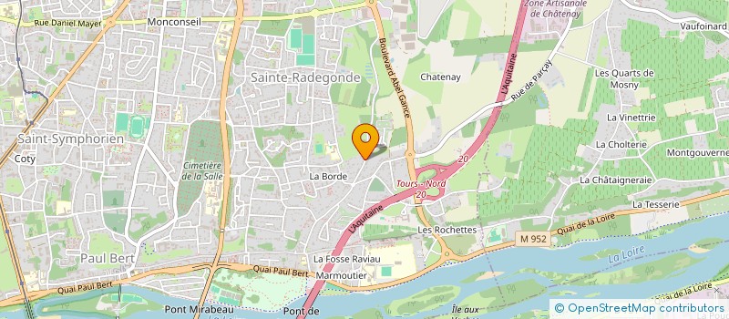 localisation de l'entreprise MONSIEUR OLIVIER BLOUD  TOURS