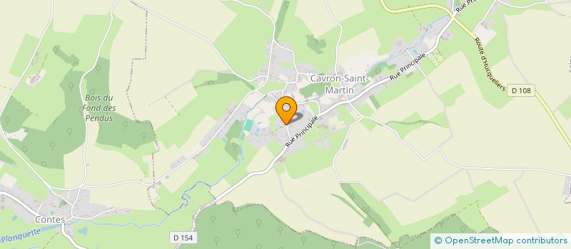 localisation de l'entreprise MONSIEUR OLIVIER BLOUIN  CAVRON-SAINT-MARTIN