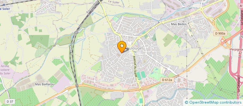 localisation de l'entreprise MONSIEUR OLIVIER BOBO  TOULOUGES