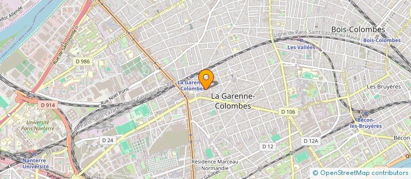 localisation de l'entreprise MONSIEUR OLIVIER BOCQUET à LA GARENNE-COLOMBES
