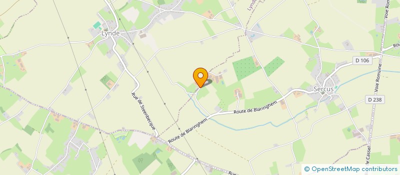 localisation de l'entreprise MONSIEUR OLIVIER BODDAERT  SERCUS