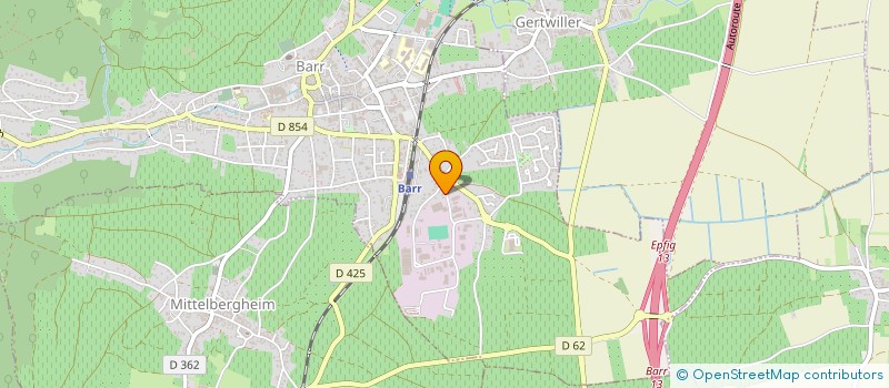 localisation de l'entreprise MONSIEUR OLIVIER BOEHM  BARR