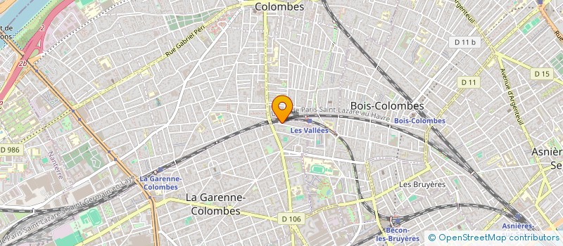 localisation de l'entreprise MONSIEUR OLIVIER BOGE à LA GARENNE-COLOMBES