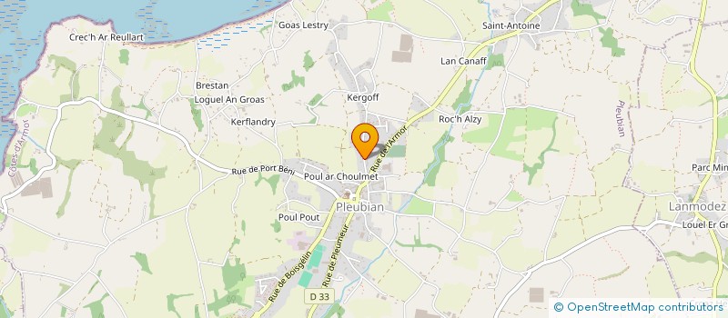 localisation de l'entreprise MONSIEUR OLIVIER BOHU  PLEUBIAN
