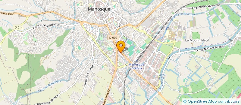 localisation de l'entreprise MONSIEUR OLIVIER BOISGUERIN à MANOSQUE
