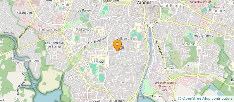 localisation de l'entreprise MONSIEUR OLIVIER BOISHARDY à VANNES