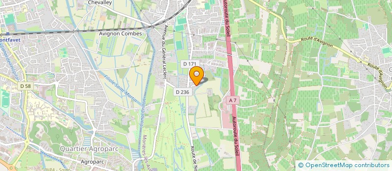 localisation de l'entreprise MONSIEUR OLIVIER BOISSAY  MORIERES-LES-AVIGNON