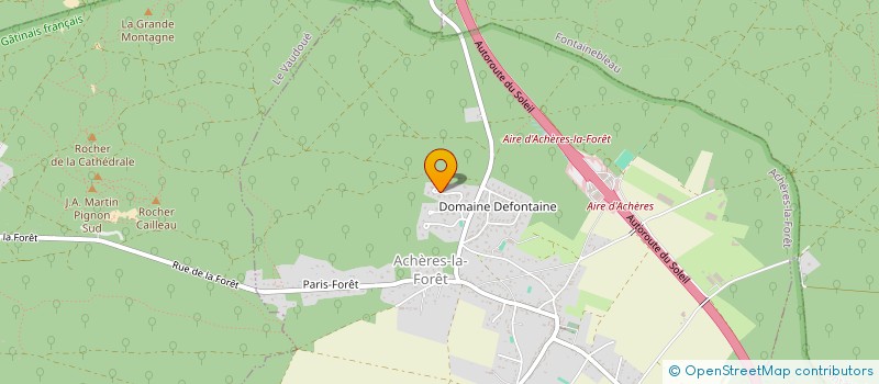 localisation de l'entreprise MONSIEUR OLIVIER BOISSEAU à ACHERES-LA-FORET