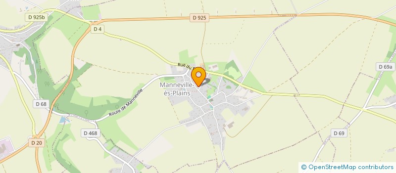 localisation de l'entreprise MONSIEUR OLIVIER BOISSIERE  MANNEVILLE-ES-PLAINS