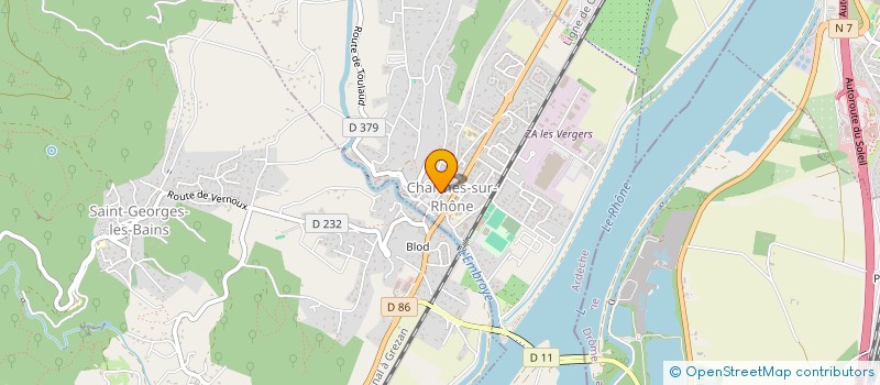 localisation de l'entreprise MONSIEUR OLIVIER BOISSY  CHARMES-SUR-RHONE