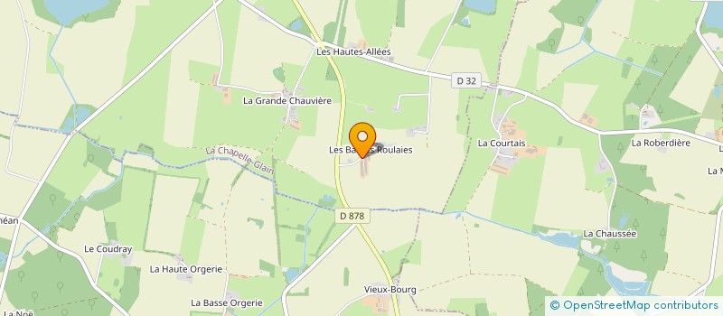 localisation de l'entreprise MONSIEUR OLIVIER BOIVIN  LA CHAPELLE-GLAIN