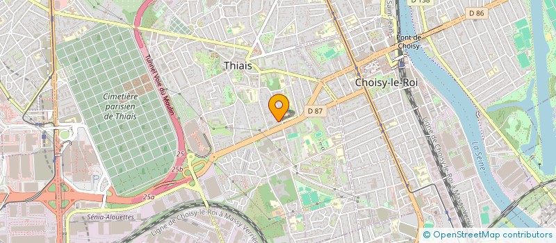 localisation de l'entreprise MONSIEUR OLIVIER BOMPARD  THIAIS