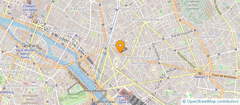 localisation de l'entreprise MONSIEUR OLIVIER BOMSEL  PARIS 11