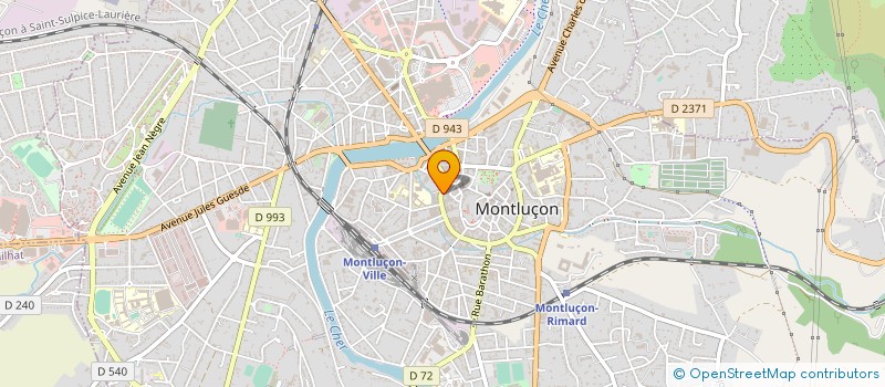 localisation de l'entreprise MONSIEUR OLIVIER BONET à MONTLUCON