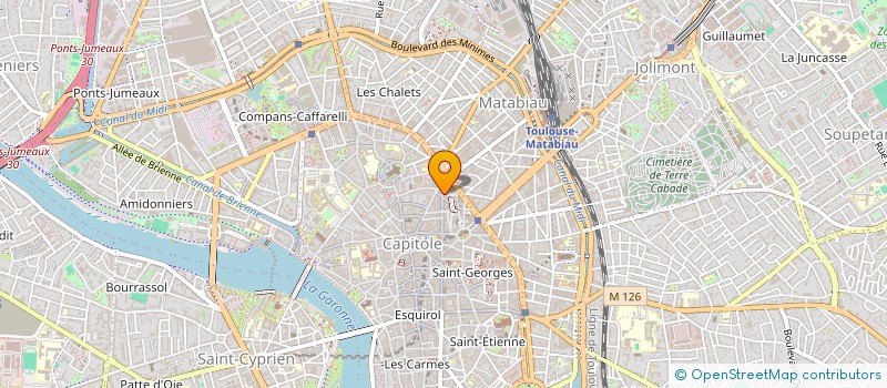 localisation de l'entreprise MONSIEUR OLIVIER BONHOURE  TOULOUSE