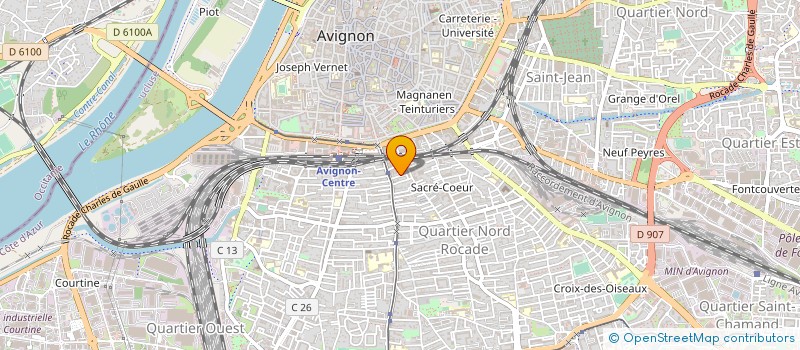 localisation de l'entreprise MONSIEUR OLIVIER BONI à AVIGNON