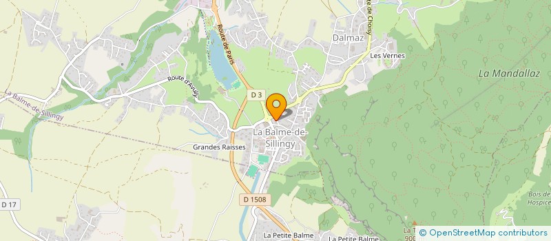 localisation de l'entreprise MONSIEUR OLIVIER BONIER à LA BALME DE SILLINGY
