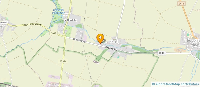 localisation de l'entreprise MONSIEUR OLIVIER BONINO  VICQ