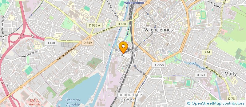 localisation de l'entreprise MONSIEUR OLIVIER BONINO à VALENCIENNES