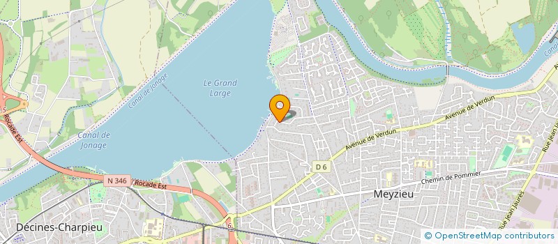 localisation de l'entreprise MONSIEUR OLIVIER BONNARD à MEYZIEU