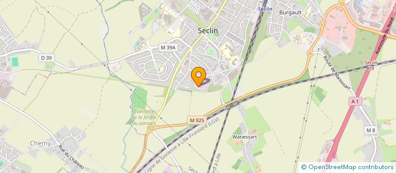 localisation de l'entreprise MONSIEUR OLIVIER BONNEEL  SECLIN