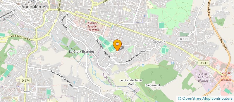 localisation de l'entreprise MONSIEUR OLIVIER BONNEFOY à SOYAUX