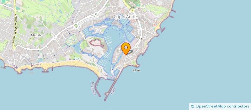 localisation de l'entreprise MONSIEUR OLIVIER BONNEMOY  AGDE