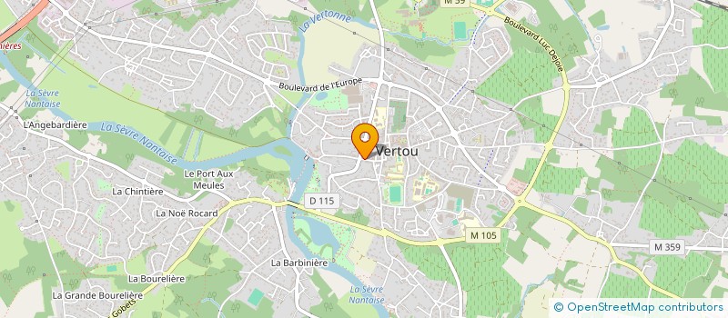 localisation de l'entreprise MONSIEUR OLIVIER BONNET à VERTOU