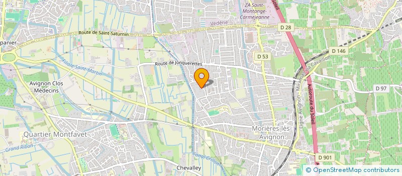 localisation de l'entreprise MONSIEUR OLIVIER BONNET  MORIERES-LES-AVIGNON