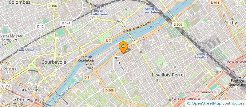 localisation de l'entreprise MONSIEUR OLIVIER BONNET à LEVALLOIS-PERRET