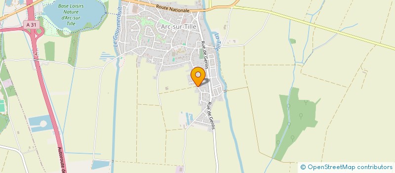 localisation de l'entreprise MONSIEUR OLIVIER BONNET  ARC-SUR-TILLE
