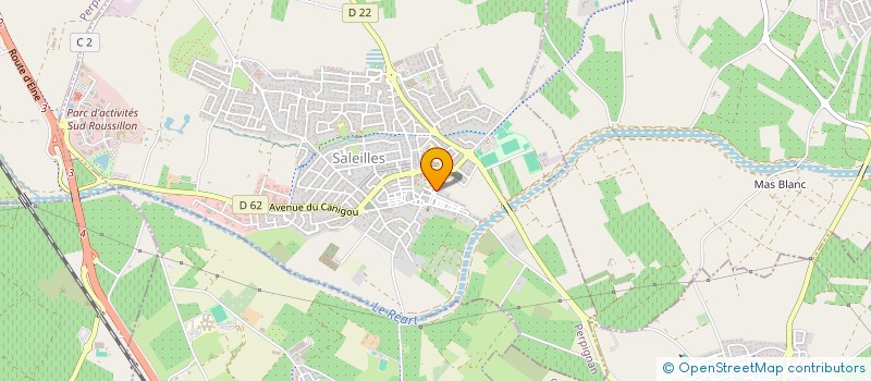 localisation de l'entreprise MONSIEUR OLIVIER BONNIN  SALEILLES