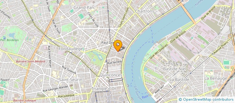 localisation de l'entreprise MONSIEUR OLIVIER BONTE  BORDEAUX