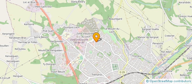 localisation de l'entreprise MONSIEUR OLIVIER BORDAIS à LANDERNEAU