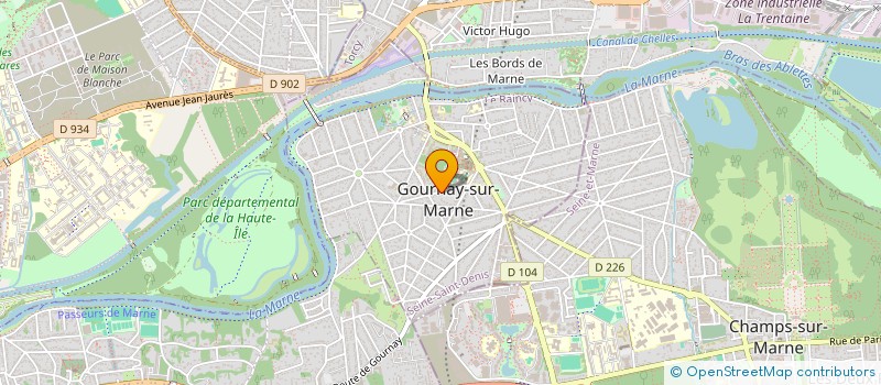 localisation de l'entreprise MONSIEUR OLIVIER BORDE  GOURNAY-SUR-MARNE