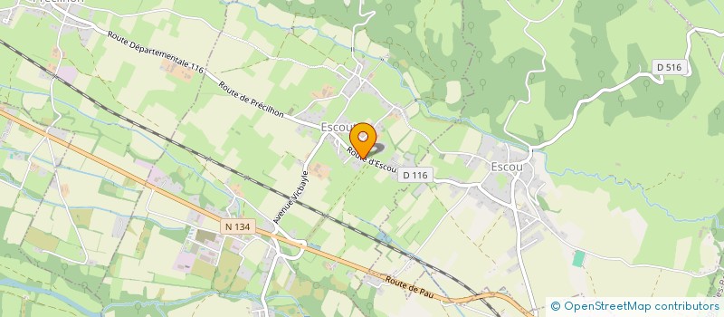 localisation de l'entreprise MONSIEUR OLIVIER BORDENAVE  ESCOUT