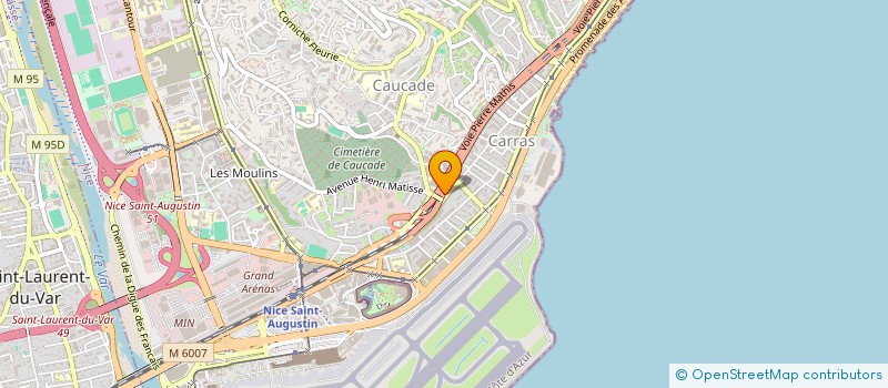 localisation de l'entreprise MONSIEUR OLIVIER BORFIGA  NICE